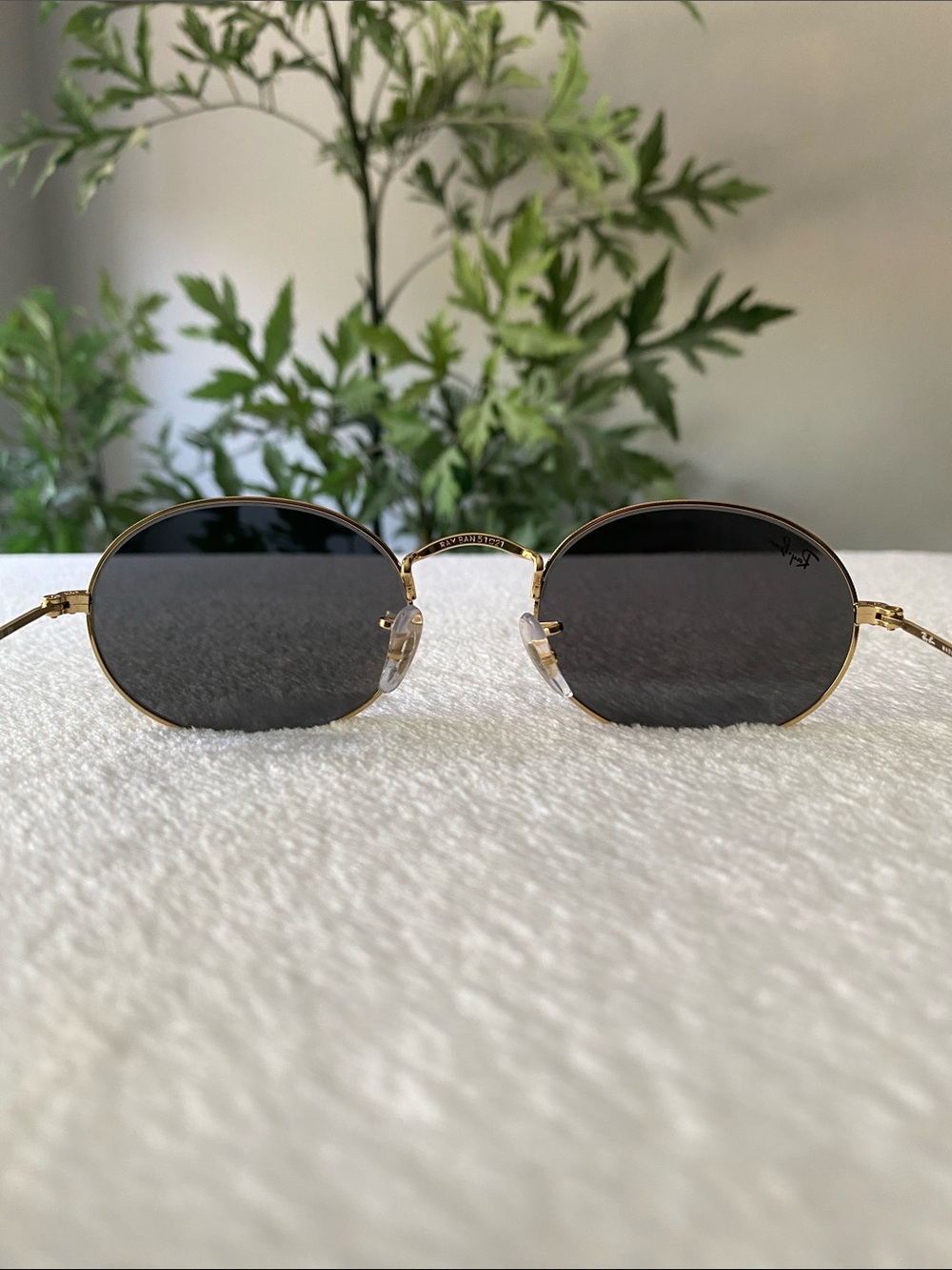 Ray-Ban Oval Flat Lenses Sunglasses | Unisex | RB3547N, Arista Gold/Dark Gray - Picture 3 of 15